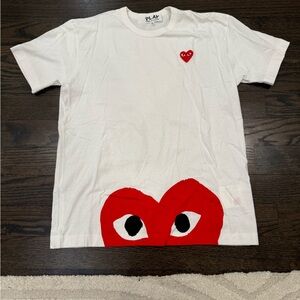 Comme des Garcons PLAY White Tee